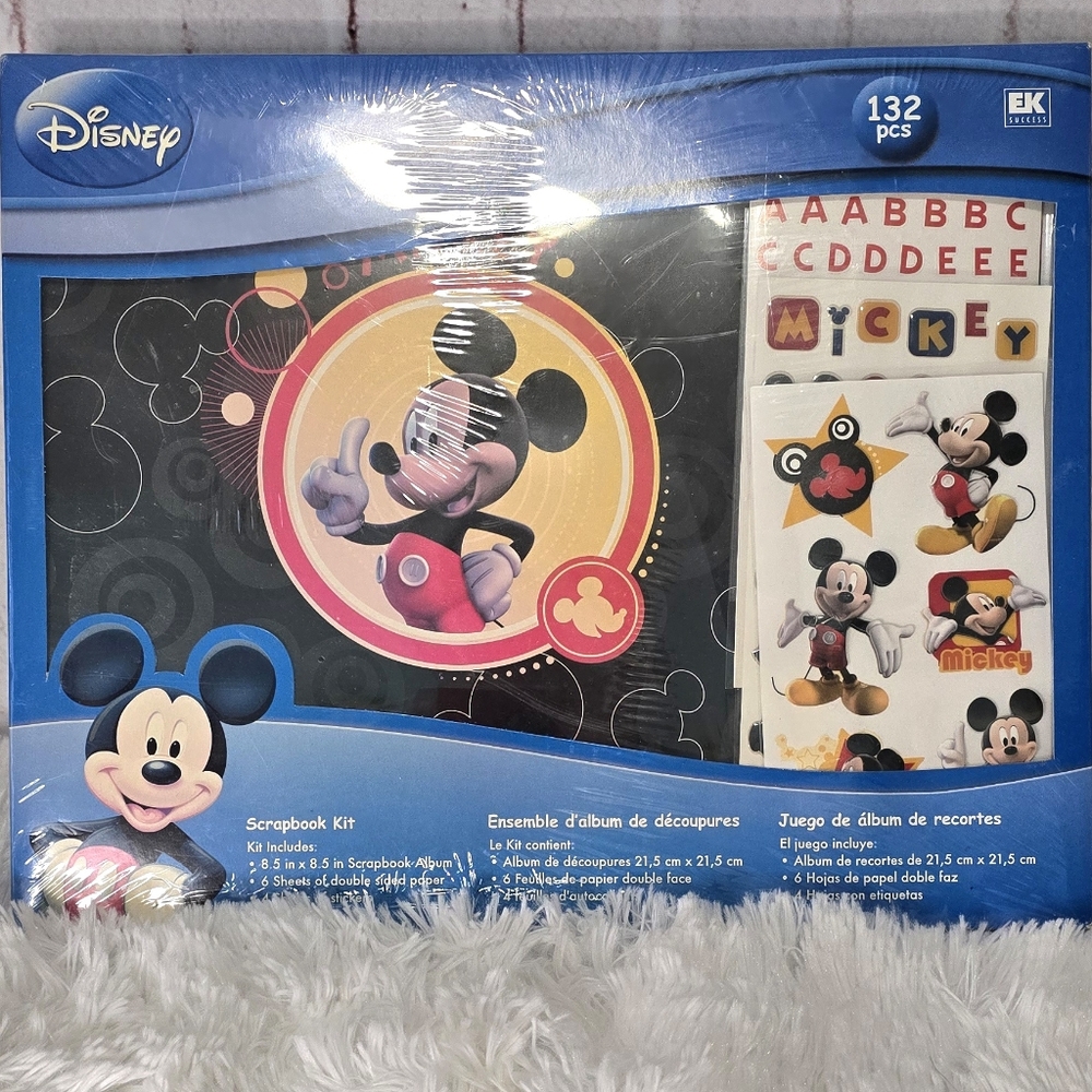 Disney Mickey Mouse Scrapbook Kit 132 pcs